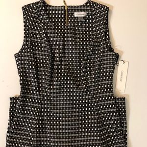 Calvin Klein Sleeveless Fitted Dress